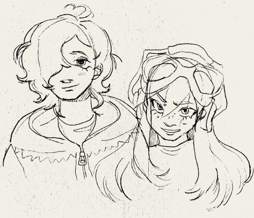 Drawings Of Two Girlbosses And Fucked Up, Evil Squid (blows Him Up With My Brain In A Very Positive But
