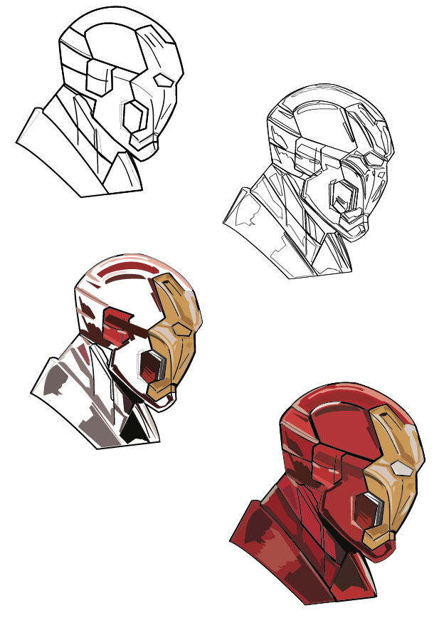 herochan:  Iron ManCreated by Clayton Monchusi  