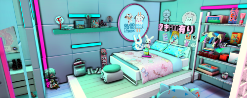 Kawaii Twin Bedroom (With CC Links & Room Download :) - https://youtu.be/cNmVvyDaclg