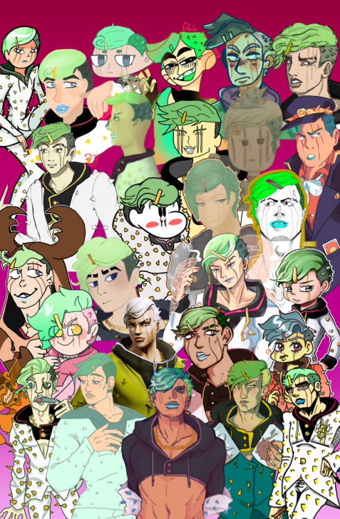 brandhoe-erod: jjba-art-discord: Beetle dad took the spotlight for our weekly character piles on the