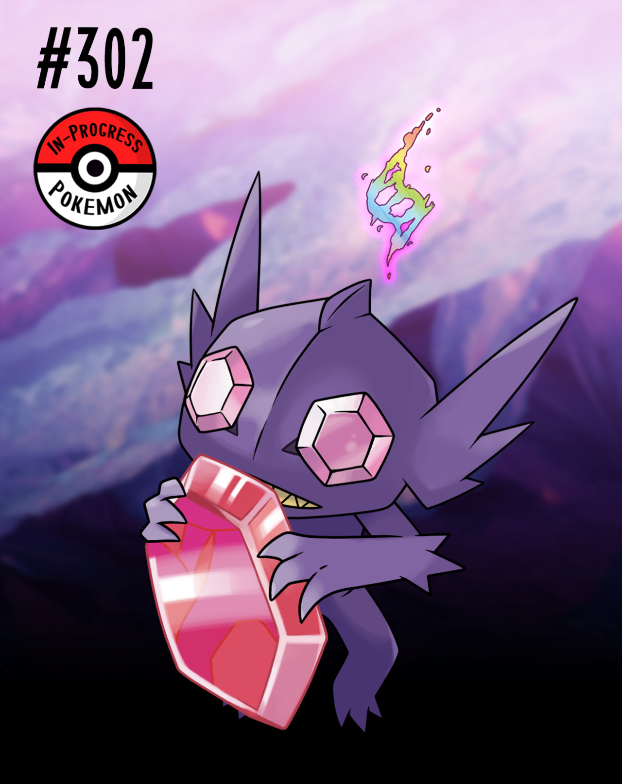 Mega Sableye – #302 - Darkness Pokémon - veekun