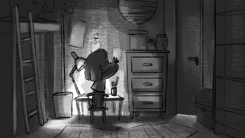 origamitheanimationworkshop:  Concept idea for Mille’s room.- Louise Gregersen  Some environme