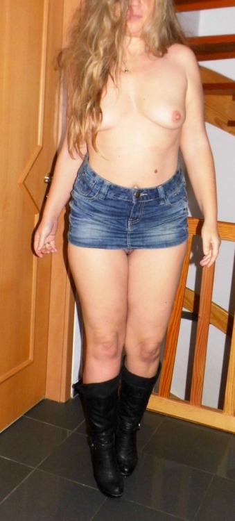 sweetcherrylips69:  I think I’ll wear this skirt with a top and the boots tomorrow. It’s not too short is it?🍒