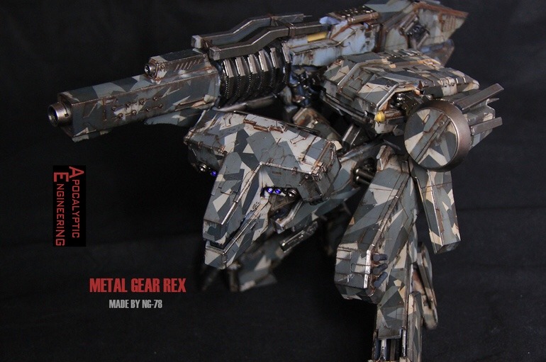 gunjap:  Old but Gold!!! [Kotobukiya] Metal Gear REX Electromagnetic Gun Type Custom!