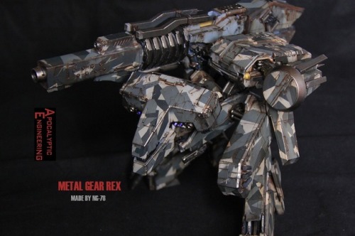 gunjap:  Old but Gold!!! [Kotobukiya] Metal Gear REX Electromagnetic Gun Type Custom! Real 450V !!! Photoreview. Big Size Images, GIF IMAGES too! Work by NG78http://www.gunjap.net/site/?p=188978