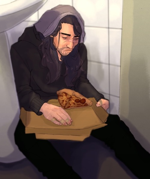 You Ever Just Sit In The Bathroom With Boxers On Your Head With A Sad Pizza?