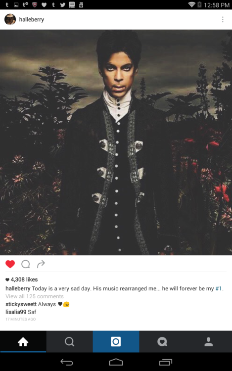 sale-aholic:  Instagram posts of some Black Celebrities honoring Prince. 