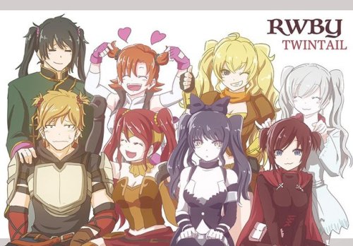 rwby-fan:group twin team by顔芸モアイ