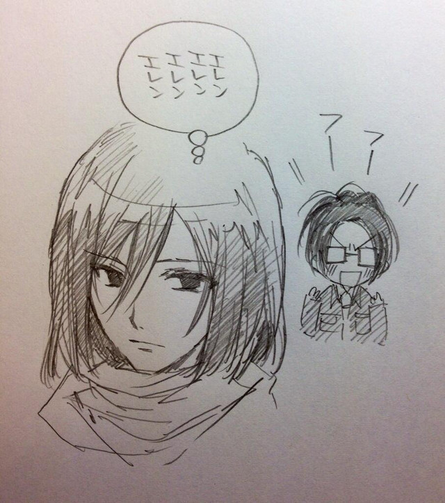 fuku-shuu:  Tanemura Arina (種村 有菜)’s Shingeki no Kyojin fanart(Even more