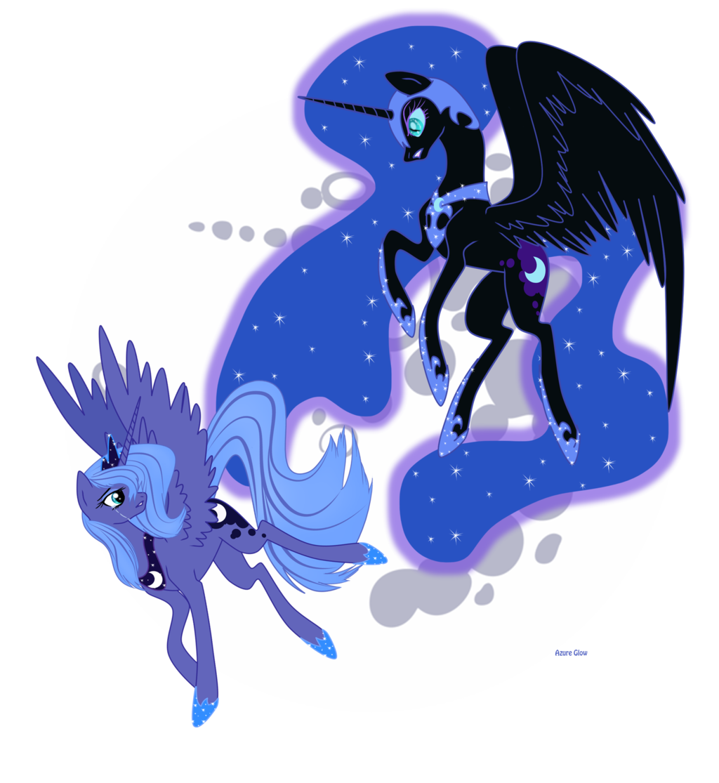 theponyartcollection:  You’re my Shadow… by ~mlpAzureGlow
