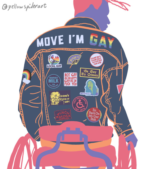 talk-nerdy-to-me-thyla: talk-nerdy-to-me-thyla:  pride jean jackets www.instagram.com/yellow