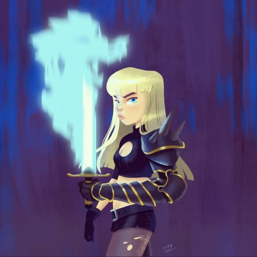 ✨️✨.@anyataylorjoyas #magik #newmutants #illyanarasputin #xmen #deamon #bear #sword #armor #charac