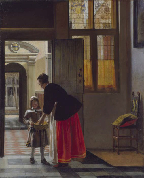 Pieter de Hooch. A Boy Bringing Bread. 1663. Oil on canvas. The Wallace Collection, London.