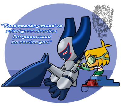 Cinderace Queen❤️🔥⚽🐇 — “I Robotboy! Nice meet you!” dA