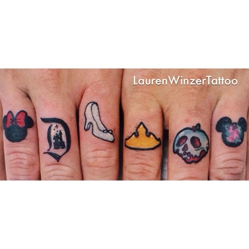 Cute small finger tattoos