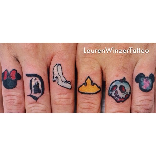 Cute small finger tattoos