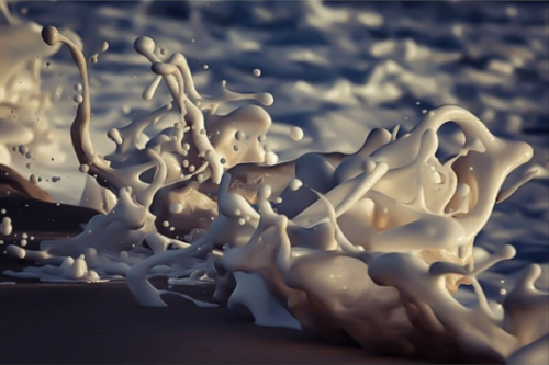 fuckyeahfluiddynamics: Photographer Lloyd Meudell captures surrealistic images of breaking sea foam.