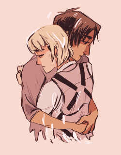 blondejean:  I really needed a hug today so I doodled myself one instead. It looks very sad though.