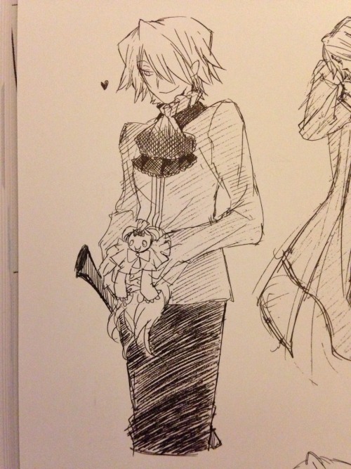 pandoraheartsposter:Sketches from pandora hearts art book