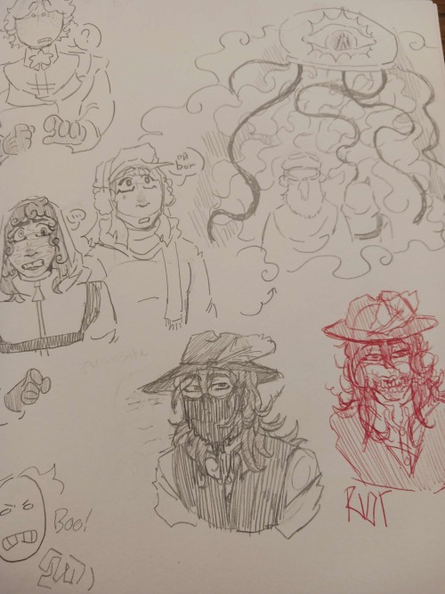 I've Been Making A Story Lately, But I've Just Been Doodling So Far(below TW: Religious Mentions And