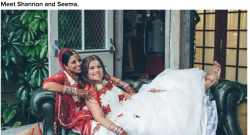 buzzfeedlgbt:This Indian lesbian Wedding