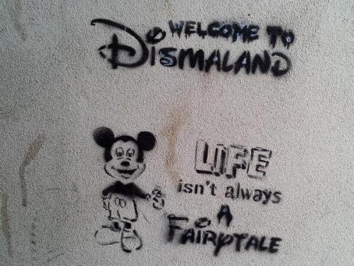 darkdrifteruk:  kaieffingleng:  lenasai:  banksyarts:  Inside Banksy’s Alternative and Grim Version of Disneyland Welcome to Dismaland, where life isn’t always a fairy tale! Located at the seaside resort of Weston super Mare in the UK, Dismaland