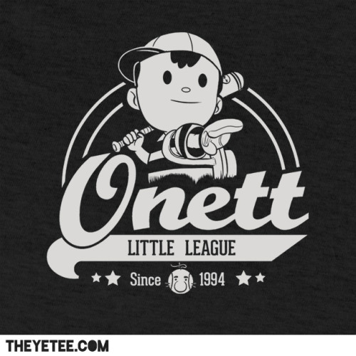 gamefreaksnz:  “Onett Little League” by TeeKetch Available here for ม