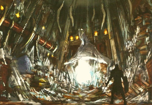 gravelorded:Seath in his Archives, Dark Souls Design Works