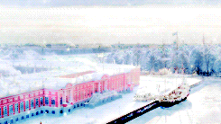 amazingeugenie:ekaterina + winter scenery.