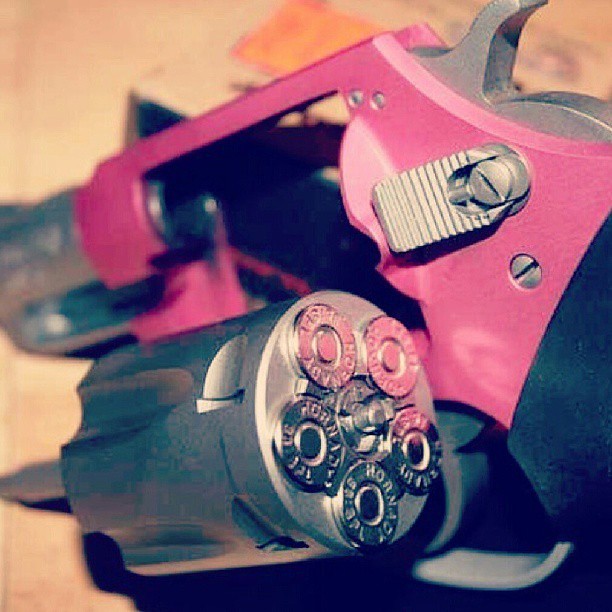 rambunctiousricanramblings:  Bedside manners! #pink #guns #igguns 