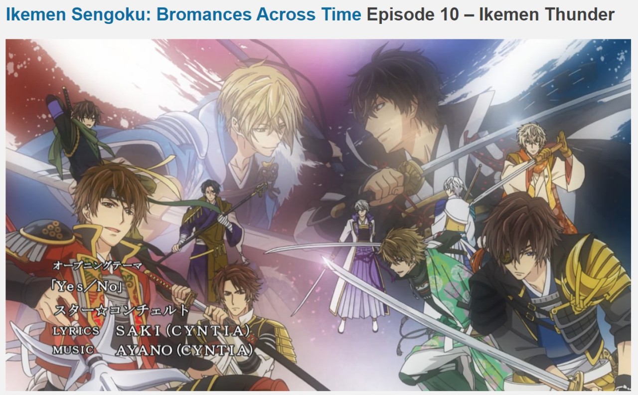 Anime Like Ikemen Sengoku: Bromances Across Time