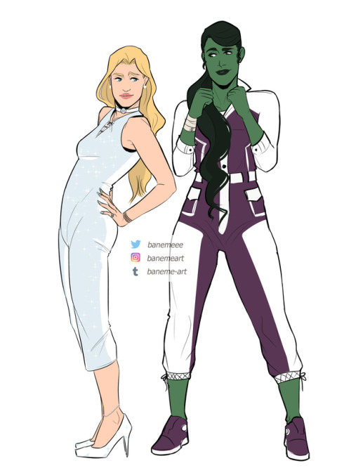 baneme-art:FASHION IEmma Frost, Jennifer Walters, Jubilation Lee, Loki and Ororo Munroe.Do not repos