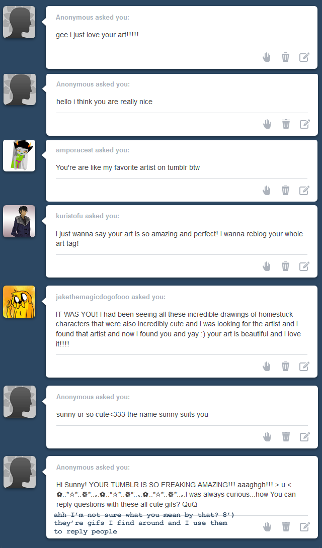 ahhh thank you guys!! &lt;3 