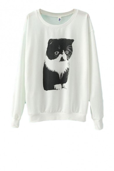 iloveyoucy:   diannaasimonss:  Today we have a lovely cat theme Embroidered Cat Sweater