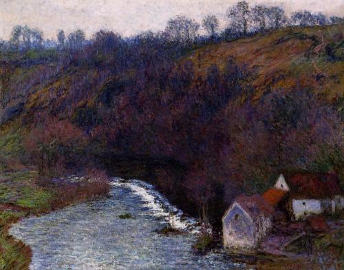 The Mill at Vervy  -  Claude Monet 1889Impressionism