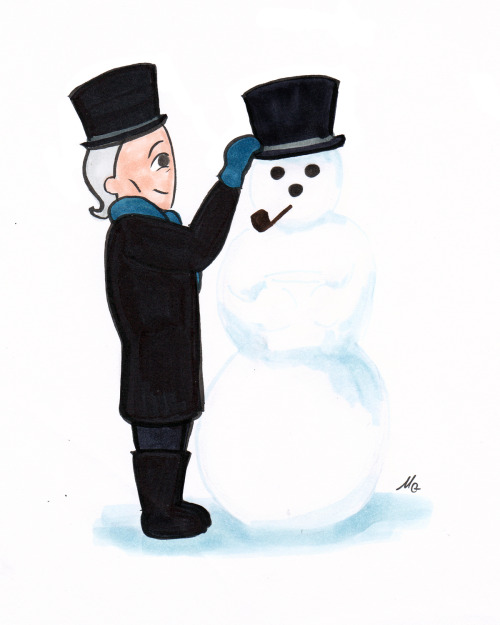 theadventuresofprofessormoriarty:Even criminal masterminds enjoy building snowmen. ⛄️Hey, guys! I kn