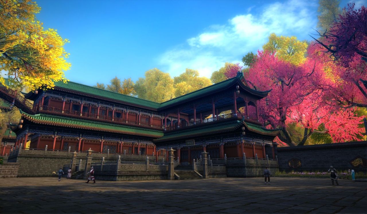 kusinka:  Age of Wushu/Wulin Sceneries: Lord’s Qin Residence in Luoyang 