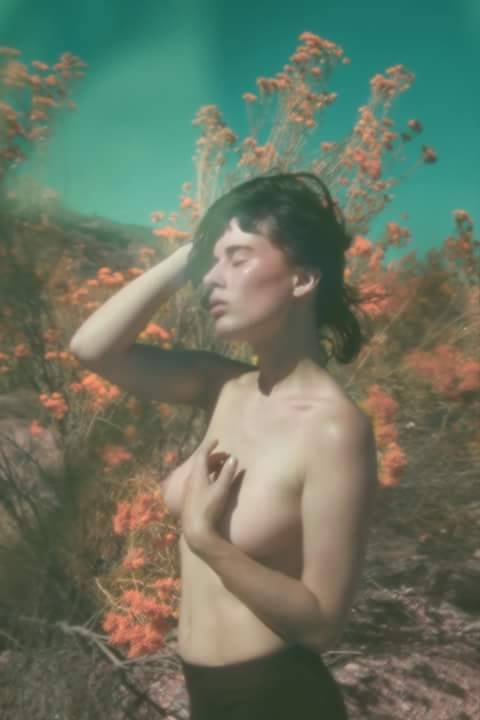 glassolive:  Glass olive// photography by John Patton, edit by me. In the Mojave desert about two we