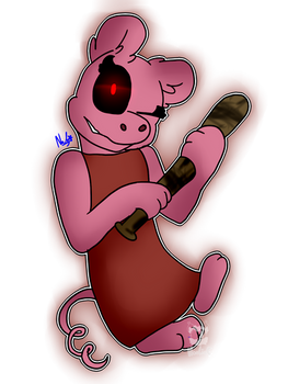 Penny/piggy what a murder lil piggy #roblox piggy#piggy art#penny piggy