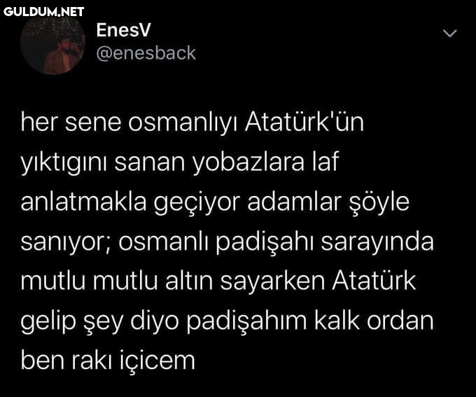 EnesV @enesback her sene...