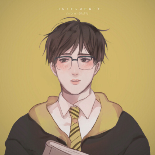 prolly will also draw ravenclaw & gryffindor yuuri later  ㅠㅠ