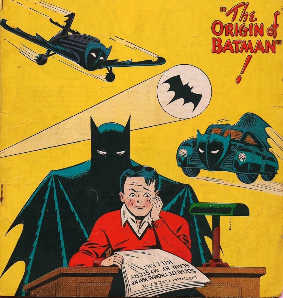 ATOMIC CHRONOSCAPH — The Origin of Batman! - art by Bob Kane (1948)