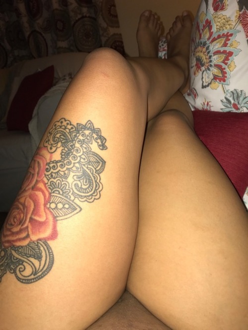brattybunny88:  Late night lounging. This little girl should be sleep