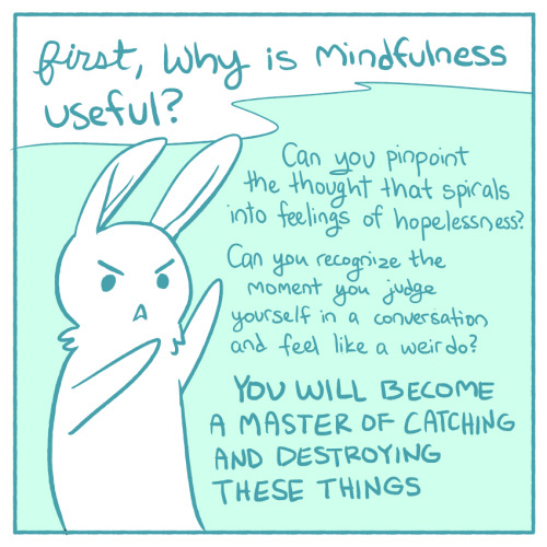 Mindfulness can be useful for literally E V E R Y O N E, but I found it particularly helpful for anx