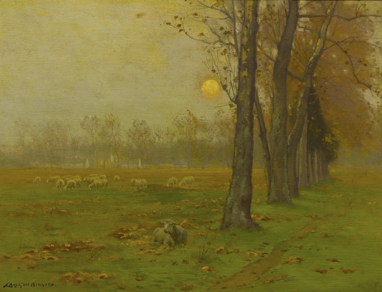 laclefdescoeurs:  End of Day (‘The Dying Years’), 1890, John Carleton Wiggins