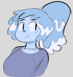 angstrom-nsfw:  aqua!Ember, who frankly makes more sense than regular ember given that she’s blue, squishy, and really really chill