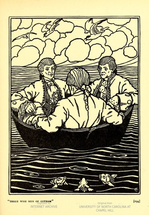 Elizabeth Curtis in Stokes&rsquo; Wonder-Book-of Mother Goose, 1919. Three wise men of Gotham,    We