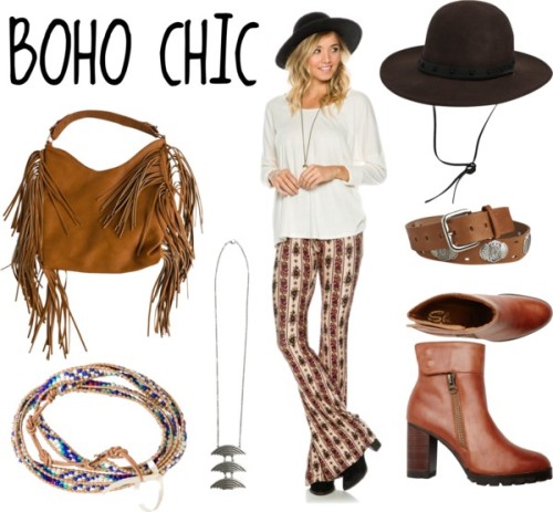 Boho Chic by swellstyle featuring a wide brim hat