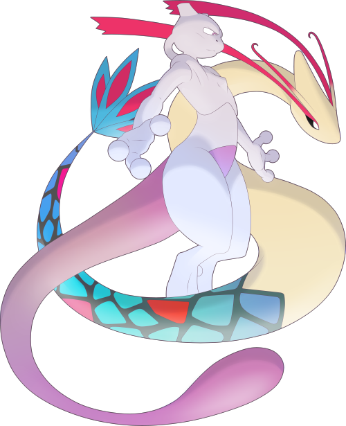 volbeatz:Milotic and Mewtwo