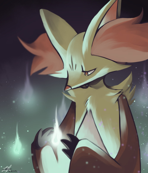 rock-bomber:December PokeDex Challenge: Day15 [PSYCHIC] Delphox by Rock-BomberI’m behind…&lt;[Day14]